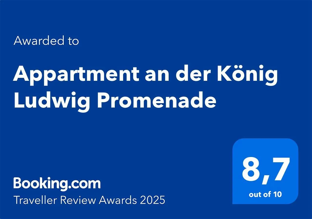 Appartment An Der Koenig Ludwig Promenade Фюссен